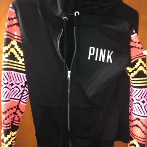 vs pink zip up